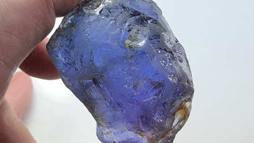 An Exceptional Rough Mozambique Paraiba Tourmaline