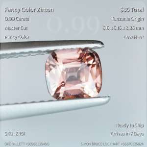 0.99CT Fancy Color Zircon