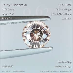 0.62CT Fancy Color Zircon