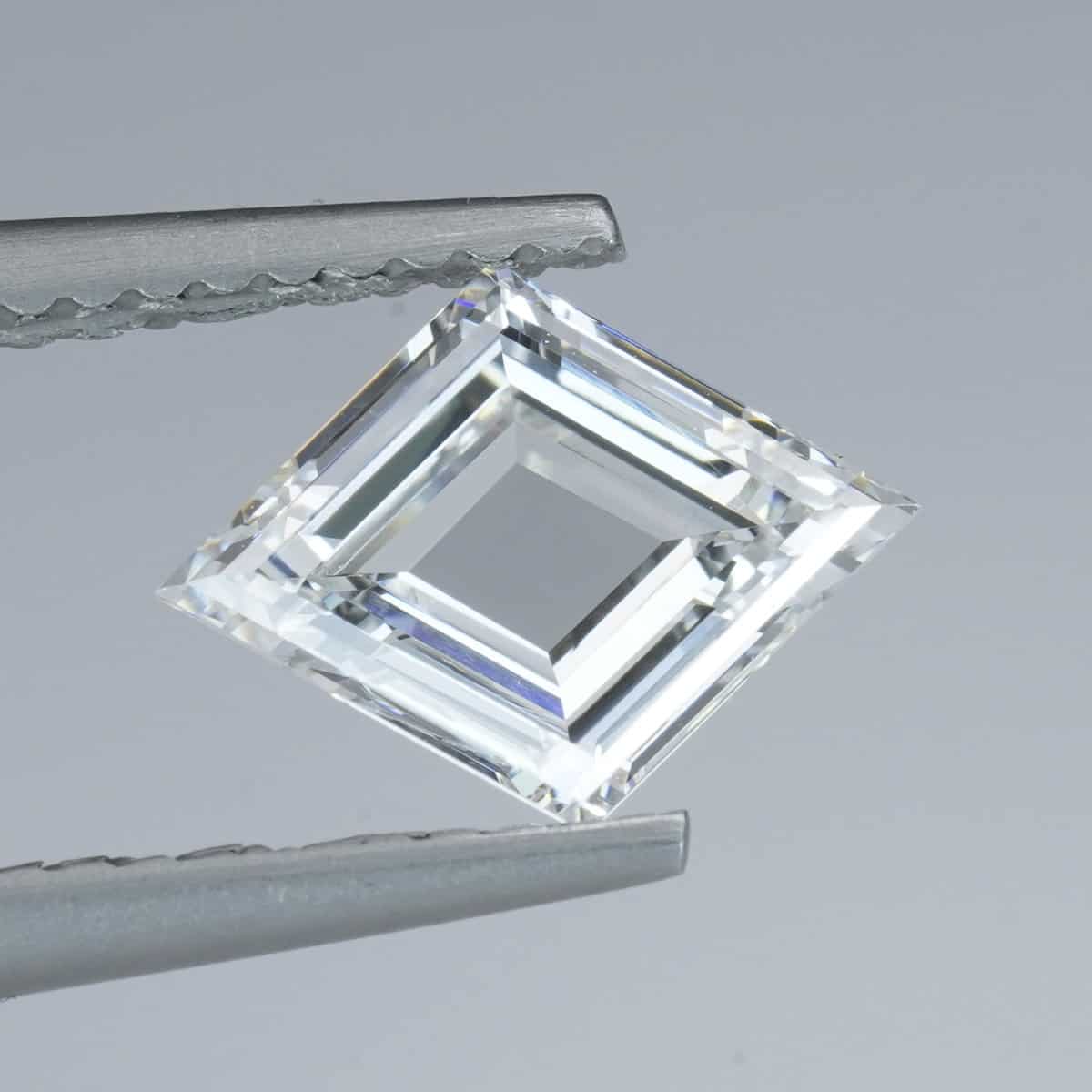 1.31CT Lozenge Cut G-H Lab Diamond