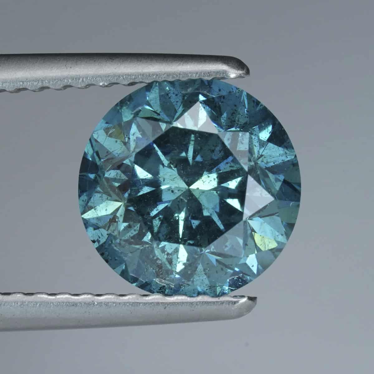2.49CT Bright Neon Teal Blue Diamond