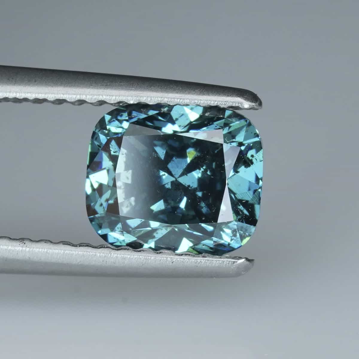2.04CT Bright Neon Teal Blue Diamond