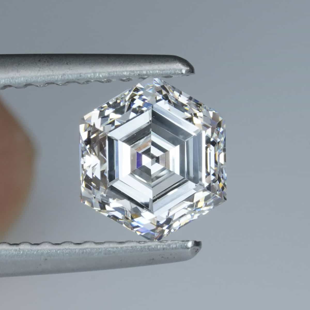 2.34CT Asscher Cut Cut F/G Lab Diamond
