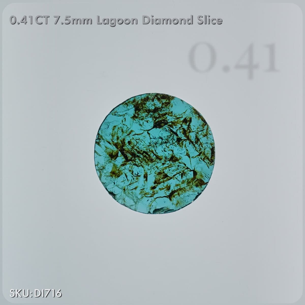 0.41CT Slice Cut Lagoon Diamond Pair