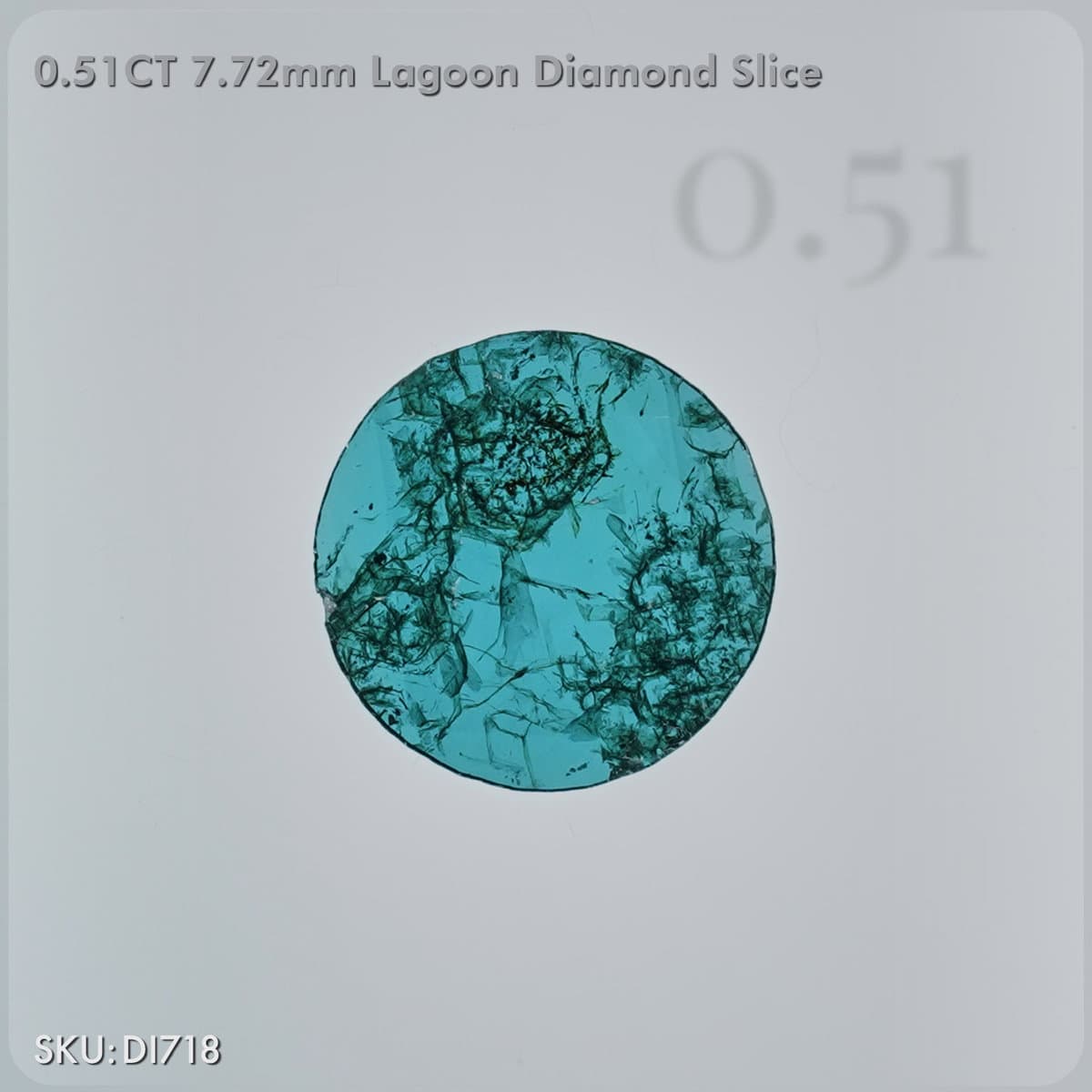 0.51CT Slice Cut Lagoon Diamond Pair