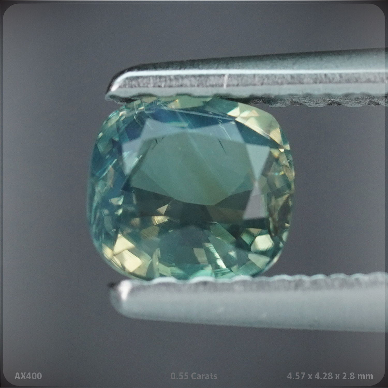 0.55CT Color Change Cushion Cut Alexandrite