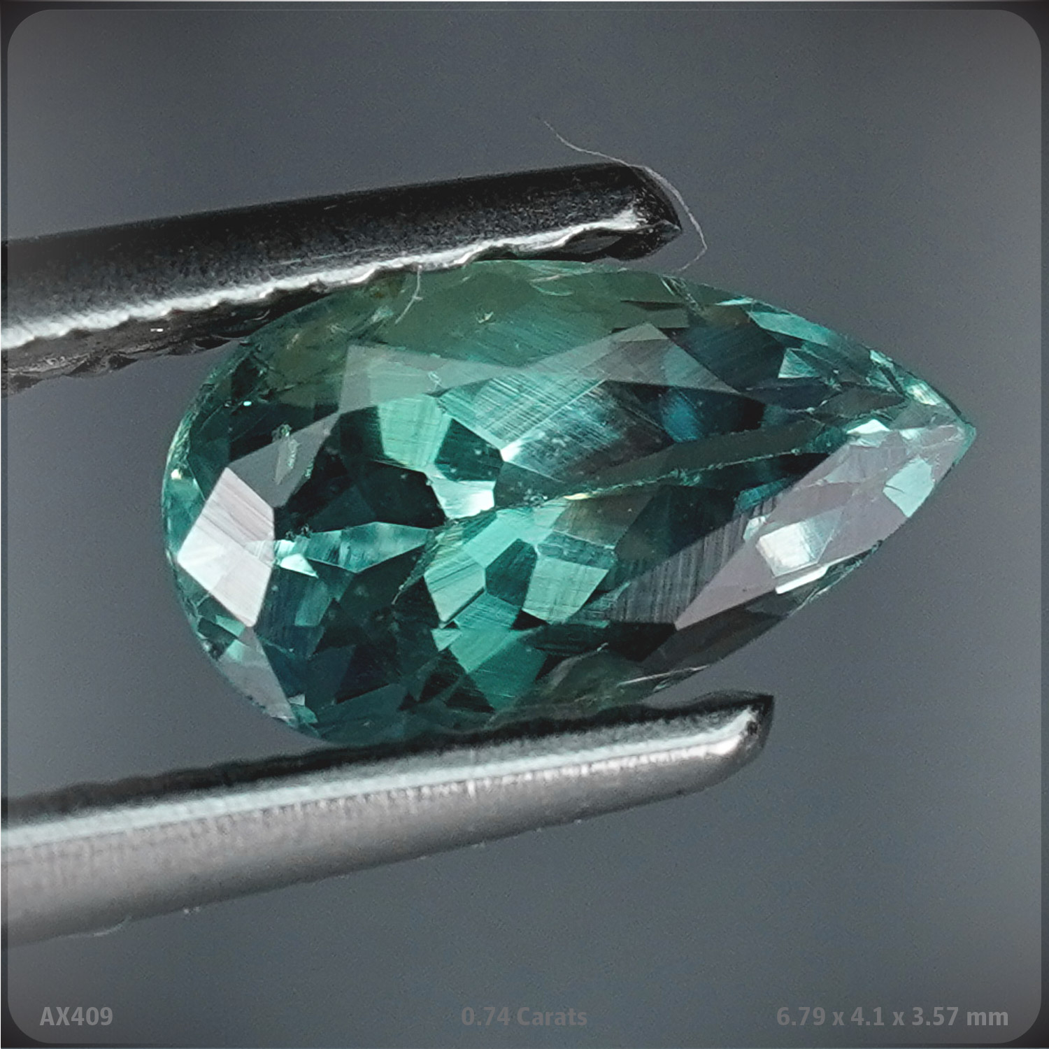 0.74CT Color Change Pear Cut Alexandrite